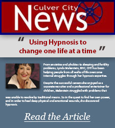 Culver City News: Using Hypnosis To Change One Life At A Time